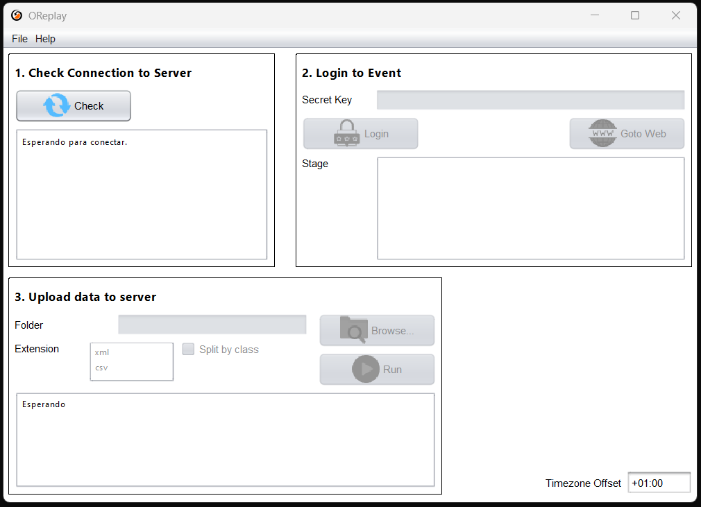 Desktop client screenshot